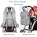 COCOCKA Diaper Bag Backpack with Changing Pad,USB Charging Port &Stoller Straps