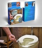 Sani-Hani Antimicrobial Toilet Seat Lifter/Handle - Best on the Market, Great for Kids & Adults - Built to Last, Be HEALTHY & SANITARY - Stop spreading germs!
