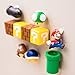 Seiorca Fridge Magnets, Mario Decorative Refrigerator Magnets Kitchen Kit, School Office Fun Decoration Whiteboard Magnet (A)