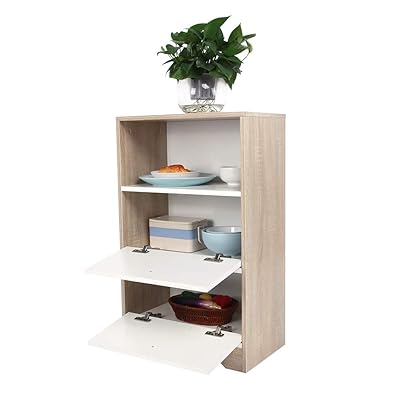 Free Standing Kitchen Cabinet with 2 Drawers and Storage Space