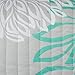 Comfort Spaces Enya 3 Piece Quilt Coverlet Bedspread Ultra Soft Floral Printed Pattern Bedding Set, King, Aqua-Grey,CS14-0064