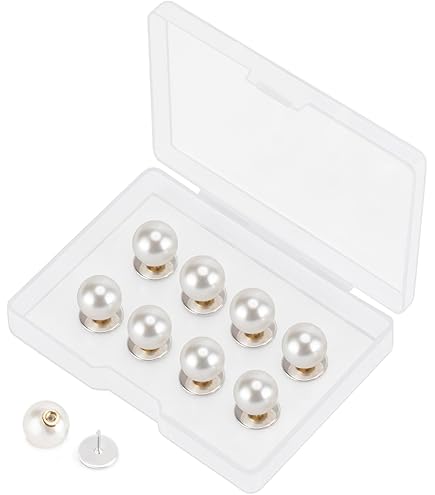 PATIKIL Boutons En Perles De 12 Mm, 200 Pièces Chubby-Buttons