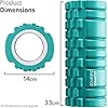 Core Balance Foam Roller for Deep Tissue Muscle Massage, Trigger Point Grid Sports Massager, Fitness Gym Physio