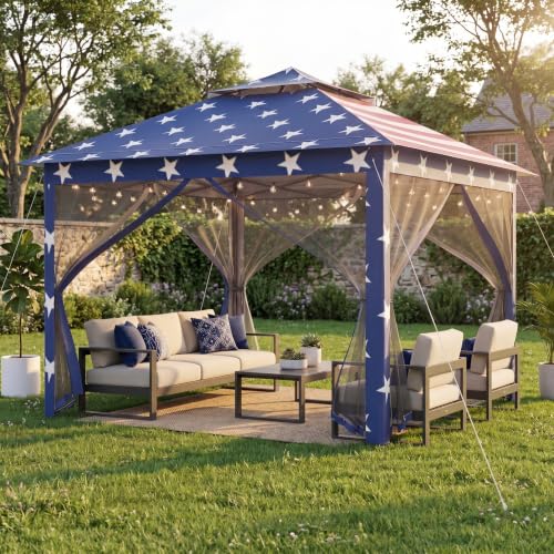 Happygrill 11x11 Pop Up Gazebo Review: Adjustable Shelter With Mesh Walls image 10