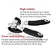 ZLG Stainless Steel Can Opener Manual , with Sharp Cutting Wheel, Smooth Edge,Easy Turn Design and Won't Touch Food,Black