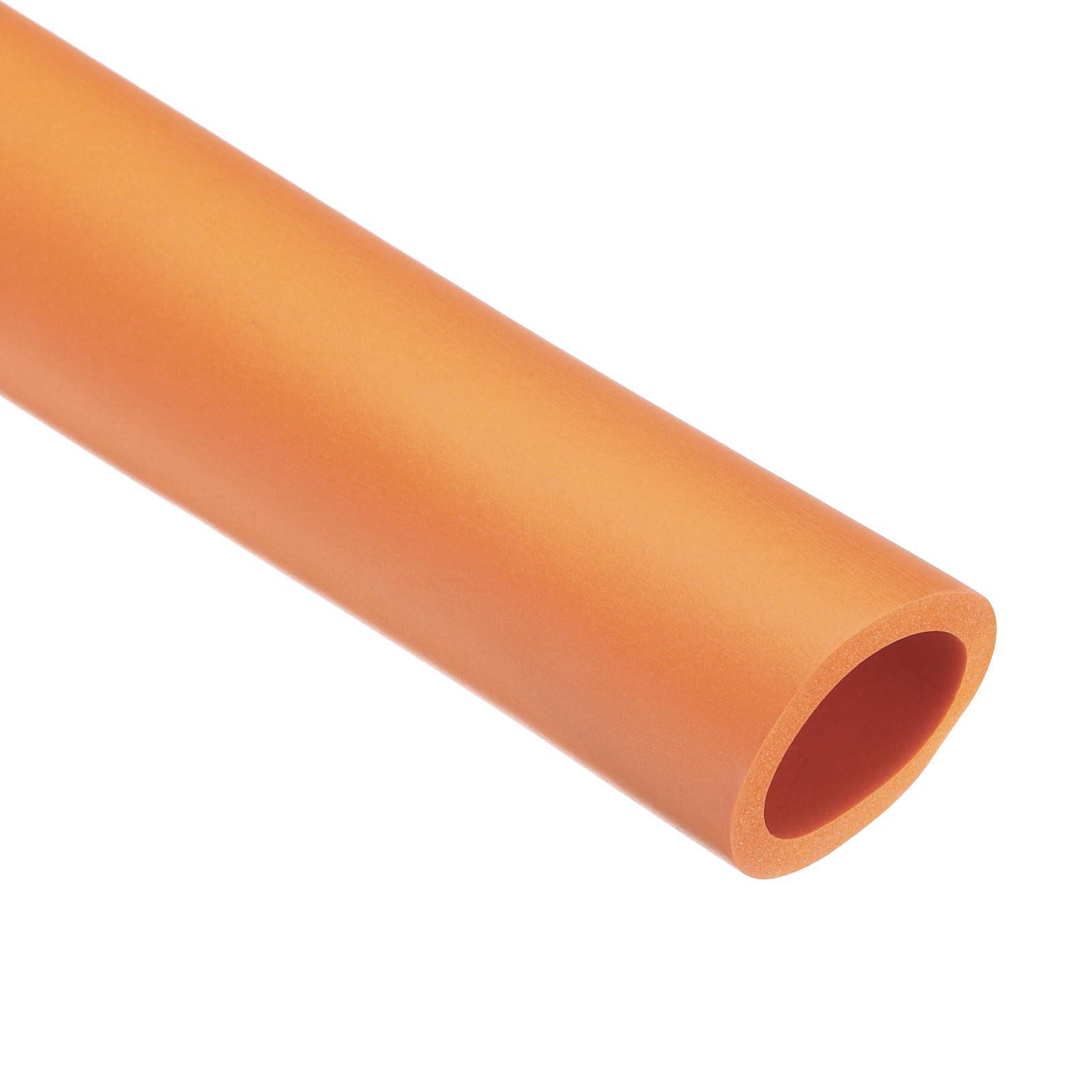 Rebower 28mm ID Pipe Insulation Tubing 5mm Thick Heat Preservation Foam Tube, [for Plumbing Freeze Protection Exercise Handle] - 38mm OD/3ft/Orange