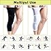 AceList 2 Packs (1 Pair) Protective Compression Wear - Men & Women Basketball Brace Support - Best to Immobilize, Strap & Wrap Knee for Volleyball, Football, Contact Sports