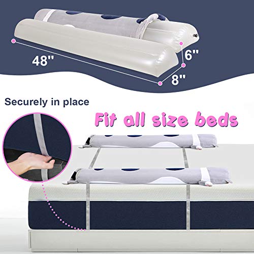 image for Inflatable Bed Rails for Toddlers | EONSIX Safety Baby Bed Guard | Car