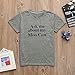 GObabyGO Baby Ask me About My moo Cow, Toddler Kids Baby Boys T-Shirt Short Sleeves Summer Tops Tees (4-5T, Gray)