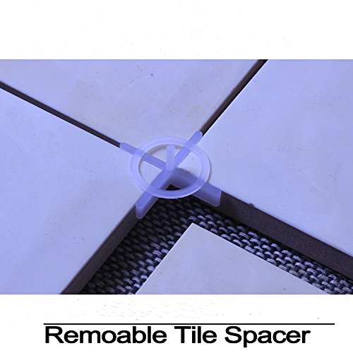 Tipu 200Pcs 1/16"(2mm) Removable Tile Spacers, Reusable Cross Tile