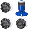 1.2GPM Faucet Replacement Part Insert Filter, Restrictor Aerator, 16.5mm/0.65Inch, 4 Pack