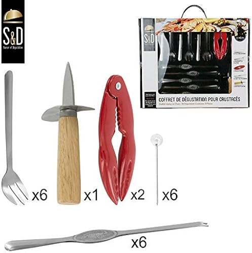 Download Coffret de dégustation pour Crustacés 21 pièces - Huitre Bigorneaux Crabe - 976 PDF