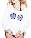 ZESICA Women's Chic Mermaid Shells T Shirts Off the Shoulder Slouchy Pullovers Tops