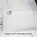 Memory Foam Pillow - Comfortable Hypoallergenic Pillow with Optimum Neck Support & Pain Relief - Micro-Vented Soft Removable Washable Cover – Ideal for Side, Back, Stomach Sleeping