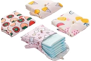 Women Soft Sanitary Napkins Holder Bags Pouches Storage Organizer with Novelty Cartoon Printing Pattern for Coin Purse Credit