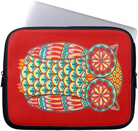 Yoacae Funky Retro Owl Laptop Sleeve 13 Inch Macbook Air 13 Case Macbook Pro 13 Sleeve and 13.3 Inch Laptop Bag