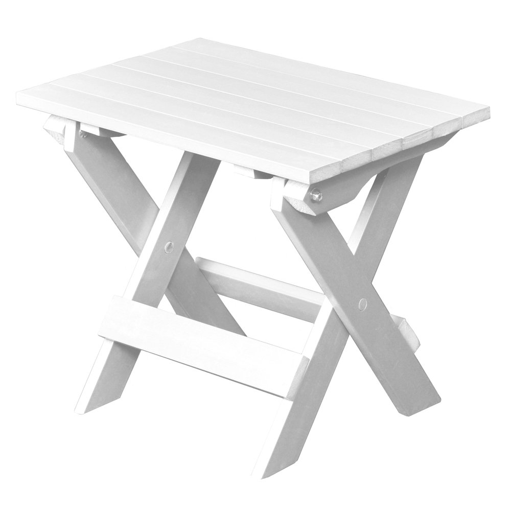 Highwood Folding Adirondack Side Table, White 793573815170 eBay