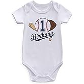 Guzcadun Baseball first birthday baby clothes 1st birthday baby baseball outfit boy girl