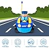 SGILE Remote Control Car for Toddlers with Sound and Light, RC Police Car Toys Birthday Gift Present for 18 Month+ Year…