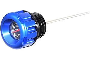 RUDYNESS Oil Temperature Dipstick Compatible for Harley 2017-2025 Touring Street Road Glide FLTRX FLHX (Blue)