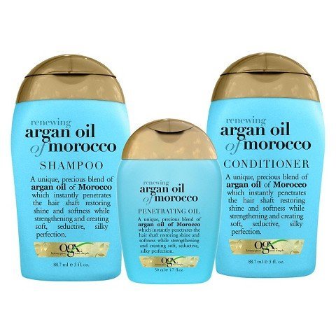OGX Renewing Moroccan Argan Oil 3 Piece Starter Kit TRG