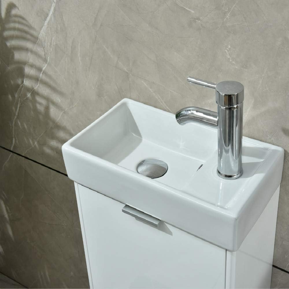 Modern Lavatory Wall Mounted Vanity Set In Blue With Vanity Top Counter Top Sink 16 Bathroom Vanity Kitchen Bath Fixtures Tools Home Improvement Ilsr Org