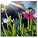 SAGUARO Solar Powered Flying Wobble Fluttering Butterfly for Patio Garden Yard Plants Flowers Wedding Decor Random Color