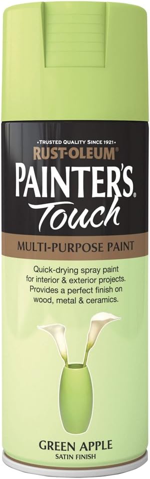 Rust-Oleum 400ml Painter's Touch Spray Paint - Green Apple Satin