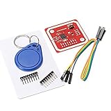 HiLetgo PN532 NFC NXP RFID Module V3 Kit Near Field Communication Reader Module Kit I2C SPI HSU with S50 White Card Key Card for Arduino Raspberry Pi DIY Smart Phone Android Phone