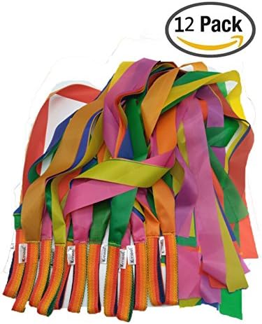 KMOOL Rhythm Dance Decoration Rainbow Ribbon-12pcs per Set