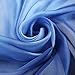 STORY OF SHANGHAI Women's Large Silk Gradient Ramp Colorful Scarf HZ06