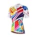 Uriah Women's Cycling Jersey Short Sleeve Reflective Doodles Size XL(CN)