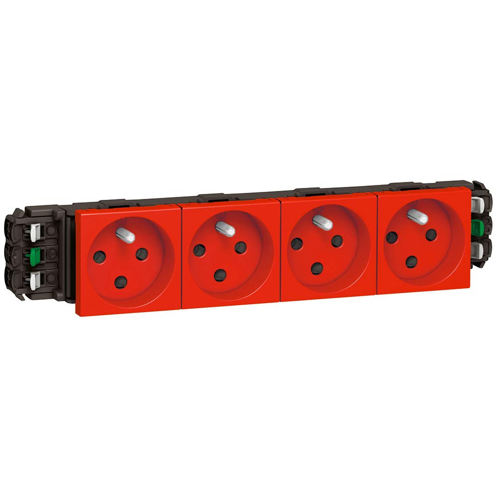 Legrand Mosaic 077324 – Mosaic2 – 4 X 2P + T DLP F/B Detr