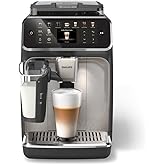 Philips 5500 Series Fully Automatic Espresso Machine, LatteGo Milk System, Integrated Grinder, 20 Hot & Iced Coffee Pre-Sets,