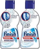 Finish 689358586390 Power & Free Rinse Aid with Jet Dry-Shinier Dishes-Less Harsh Chemicals Chemicals-65 Washes Per Bottle-Net Wt. 6.76 FL OZ (200 mL) Each- 2 Pack, 200 mL, 2 Pk, 6.76 Oz