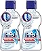 Finish 689358586390 Power & Free Rinse Aid with Jet Dry-Shinier Dishes-Less Harsh Chemicals Chemicals-65 Washes Per Bottle-Net Wt. 6.76 FL OZ (200 mL) Each- 2 Pack, 200 mL, 2 Pk, 6.76 Oz