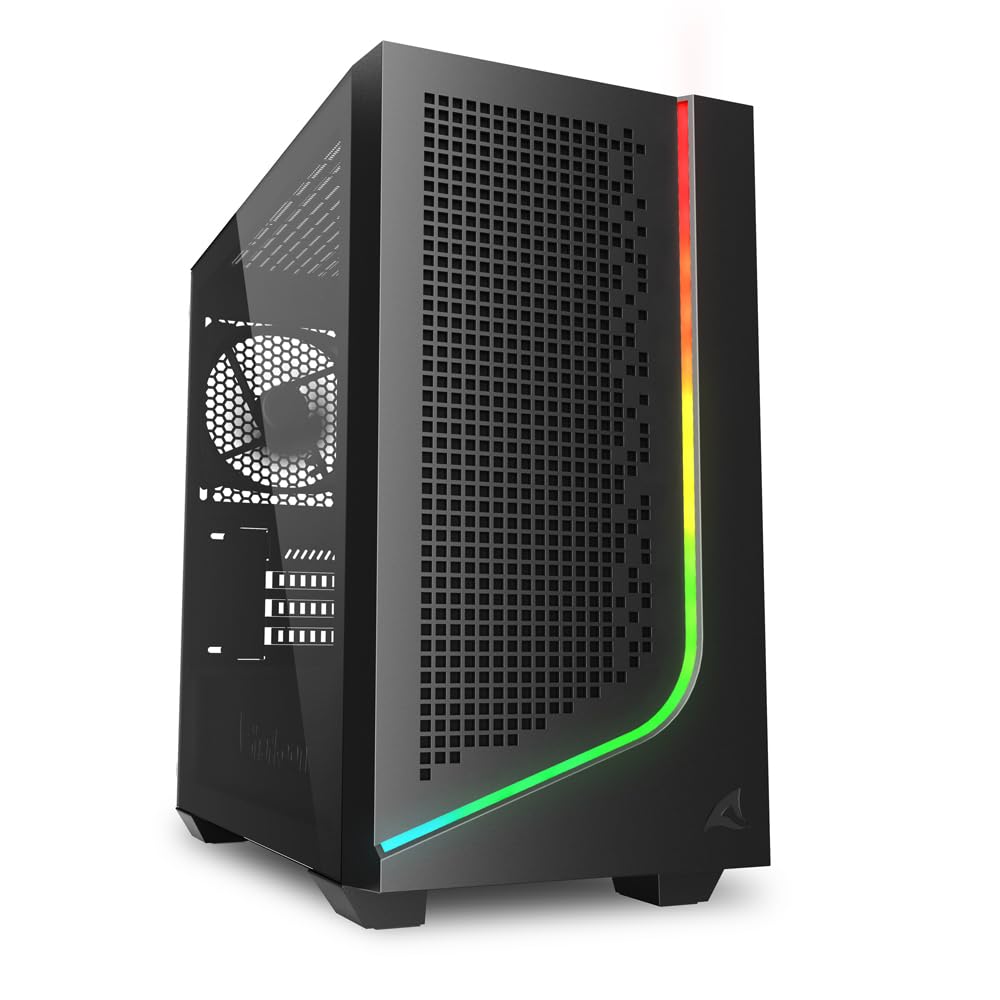 Sharkoon J1000 ARGB, mATX PC Gehäuse