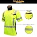 KwikSafety - Charlotte, NC - Renaissance Man Short Sleeve Safety Shirt - Fishbone Tape - Class 2 ANSI OSHA High Vis Reflective Gear/Yellow Large