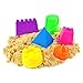 Mini Sand Molding Tools 6Pcs Castle Building Model Beach Toys Kit for Kids - Random Color