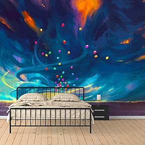 Wall Mural Dream World Removable Wallpaper Wall Sticker for Bedroom Living Room - 66x96 inches