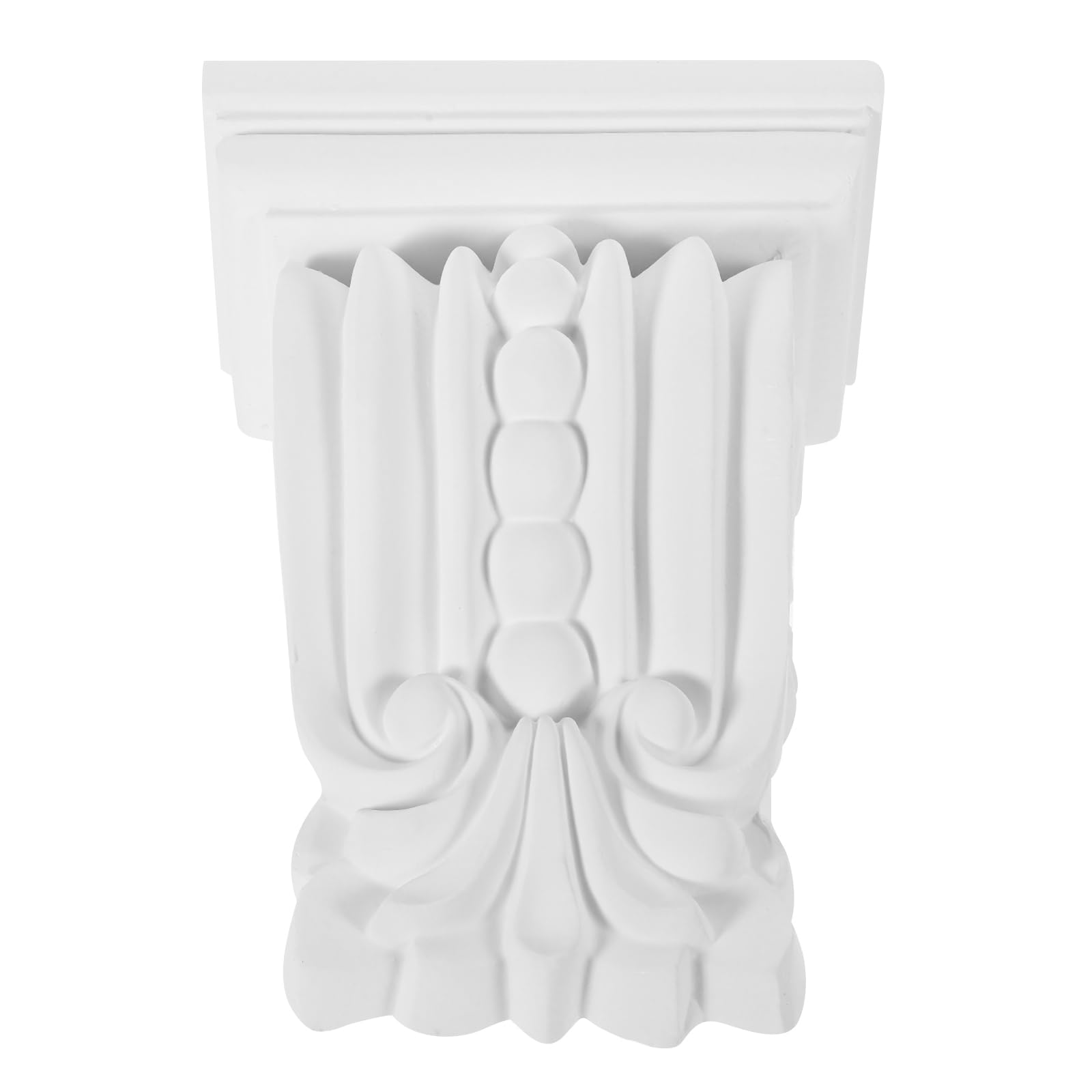 Warmhm Decorative Wood Carved Corbel Large Farmhouse European Style Imitation Plaster Shelf Bracket for Restaurant Decor Door Corner Cabinet Home Furniture