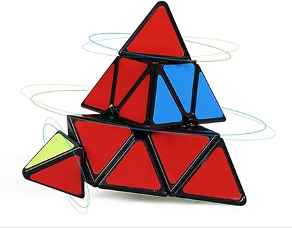 Amazon Co Jp Snifu 立体パズル 4面体 三角錐状 競技用 知育玩具 ストレス解消 子供マジック おもちゃ 4x4 ホーム キッチン
