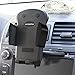 Car Mount,Patekfly CD Slot Car Mount, Universal Cell Phone Car Holder with Three Side Grips for iPhone 7/6s/6/ plus, Android Smartphones, etc