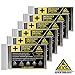 EMERGENCY BLANKET SET OF 6 - Mylar Space Blankets -Perfect Survival Gear for Adults and Kids to Prevent Hypothermia- Include in Your First Aid Kit, Bug Out Bag Supplies and Your Car