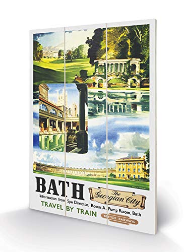 National Railway Museum MW12582P 20 x 29 cm Bath (The Georgian City), MDF, Multi-Colour, 20 x 29.5 x 1.2 cm
