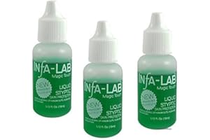 Infalab Magic Touch Liquid Styptic Skin Protector Stop Bleeding Cuts (3 pieces) by Infalab