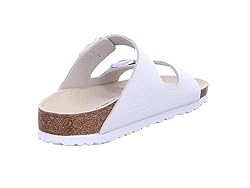 Birkenstock Unisex Arizona White Sandals - 6-6.5