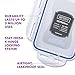 LOCK & LOCK Easy Essentials Storage Food Storage Container Set/Food Storage Bin Set, Clear, 20 Oz (Pack of 6)