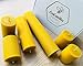 Set of 6 Handmade Beeswax Candles Big Size 10.2in 6.7in and 3.14in Best for Gift and Home Decor 100% Pure Quality