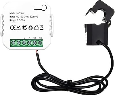 POFET Smart Meter Energy Monitor WiFi 80A Tuya Smart Life Compatible